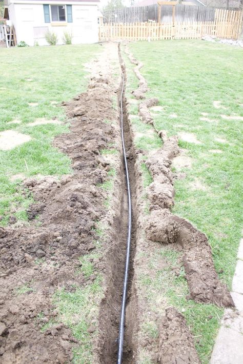 Half Acre Backyard Ideas, Tools Tattoo, French Drain, Backyard Diy, Garden Idea, Garden Wallpaper, Decoration Garden, Garden Yard Ideas, Backyard Projects