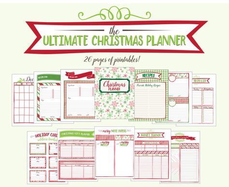 Holiday Planner Printables, Christmas Party Planner, Christmas Planner Printables, Printable Christmas Planner, Christmas Gift Planner, Christmas Party Planning, Send Christmas Cards, Christmas Dinner Menu, Christmas Organization