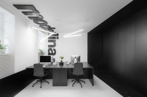 Business Office Interior Design, Small Office Design Interior, Black And White Office, Small Office Design, Showroom Interior Design, The Time Has Come, White Office, New Office, Acrylic Painting On Canvas