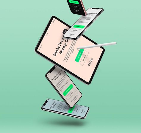 Free Gravity UI Responsive Devices Mockup (PSD) Iphone Mockup Free, Device Mockup, Mobile Mockup, Web Mockup, Website Mockup, Ipad Mockup, Invitation Mockup, Responsive Website Design, Iphone Mockup