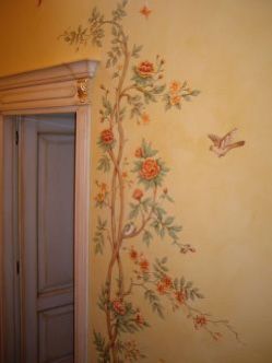 Ceiling Murals, Wall Painting Decor, Wall Murals Painted, Wall Drawing, Closet Door, Painted Wall, Mural Wall Art, Stencils Wall, Dream House Decor