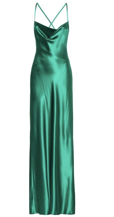 Teal Silk Dress, Making Outfits, Polyvore Clothes, Women Long Dresses, Long Dresses, Beautiful Gowns, Pure Color, Halter Formal Dress, Silk Dress