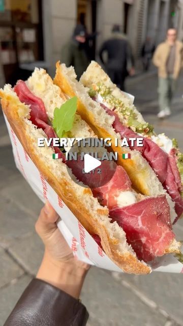 Food In Milan Italy, Lunch In Italy, Milan Italy Food, Food In Milan, All Antico Vinaio, Milan Food, Milan Restaurants, South Italy, London Eats