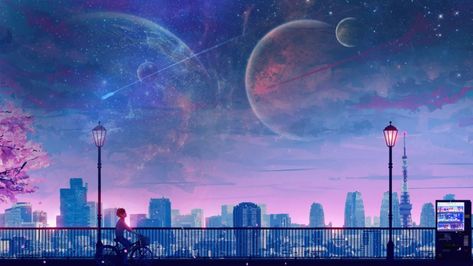 Anime Wallpapers - Top 85 Best Anime Backgrounds Download The Best Anime, Anime Galaxy, Best Anime, Anime Wallpapers, Bicycle, Wallpapers, Anime