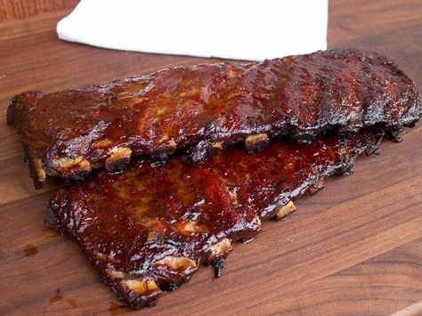 Smoked Pork Tenderloin, Grill House, Bradley Smoker, Smoked Pork Ribs, Pork Spare Ribs, Barbecue Ribs, Back Ribs, Smoked Ribs, Rub Recipes