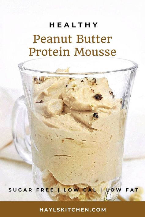 Pb2 Recipes Low Carb High Protein, Healthy Pb Desserts, Low Calorie Yogurt Dessert, Peanut Butter Healthy Dessert, Cooking With Protein Powder Low Carb, Recipes For Powdered Peanut Butter, Peanut Butter Protein Mousse, Pb Powder Recipes Healthy, Peanut Butter Powder And Cool Whip