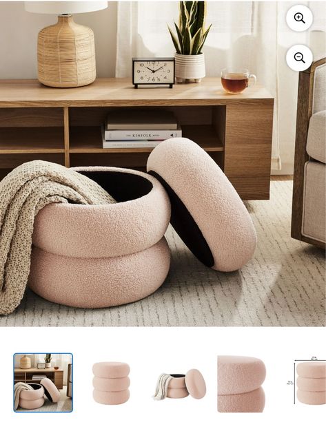 Mainstays Boucle Cloud Storage … curated on LTK Cute And Cozy Home Decor, Modern Boho Bedroom Storage, Pink Grey Room Decor, Wavy Room Decor, Things To Buy For Apartment, Save Or Splurge Furniture, Seating For Small Bedroom, Boho Decor For Bedroom, Cool Bedroom Chairs