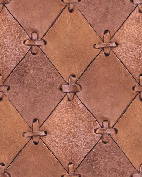 Tactile people will want to run their hand over this natural looking leather wallpaperThe wallpaper is of course made out of paperbut for those of you who want to decorate with natural materialsthis is an amazing wallpaperCut-outs of rhombs fastened with leather stringGorgeous Art Du Cuir, Wedding Band Tattoo, Crea Cuir, Leather Wall, Band Tattoo, Leather Decor, Leather Art, Sewing Leather, Leather Projects