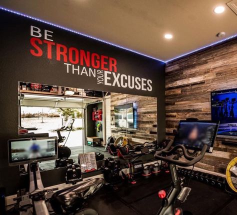 Gym Decor Ideas, Workout Room Design, Gym Decorating Ideas, Basement Workout Room, Gym Design Ideas, Home Gym/office, Home Gym Basement, Dream Home Gym, Gym Design Interior