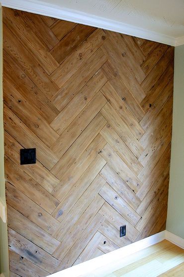 Herringbone Wall, Wood Accent Wall, Plank Walls, Wood Flooring, Wood Accents, Home Reno, Wood Planks, Wooden Walls, Antalya