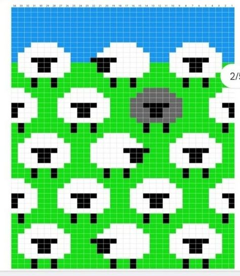 Cross Stitch Sheep Pattern, Sheep Knitting Chart, Sheep Grid Pattern, Highland Cow Pixel Art, Sheep Alpha Pattern, Sheep Pixel Art, Pixel Quilt Pattern, Picture Sweater, Pixel Quilting