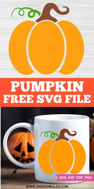 Download our free Pumpkin SVG to create festive Halloween and fall crafts with your Cricut or Silhouette machine! Perfect for custom shirts, home décor, and autumn-themed projects, this versatile design is ideal for adding a touch of seasonal charm to your DIY creations. Get ready for autumn fun! Diy Halloween Food, Easter Svg Files, Ready For Autumn, Halloween And Fall, Diy Home Accessories, Cricut Halloween, Diy Porch, Pumpkin Svg, Fall Halloween Crafts