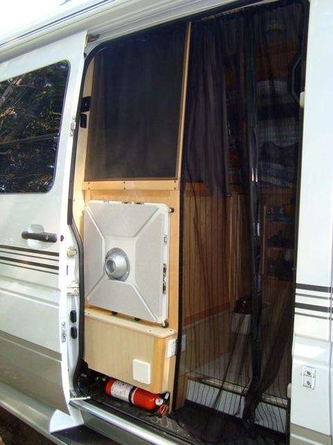 Cool mods to a Roadtrek: Screens and cabinets | Roadtreking Roadtrek Modifications, Rv Vans, Camping Girl, Rv Mods, Campervan Ideas, Rv Furniture, Rent Rv, Rv Dreams, Class B Rv