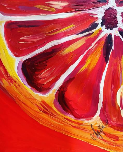 red, juicy orange Red Monochromatic Painting, Monochromatic Painting Ideas, Orange Monochrome, Monochromatic Artwork, Monochromatic Painting, Monochromatic Aesthetic, Color Wheel Art, Winter Art Lesson, Monochrome Painting