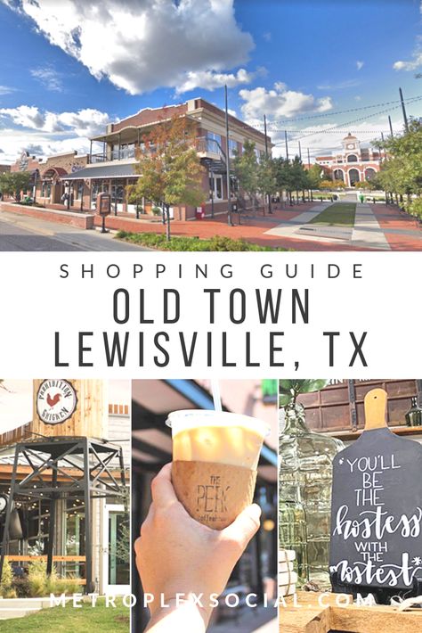 These Hidden Shops in Old Town Lewisville Will Make You Want to Stay All Day - Metroplex Social Trendy Coffee Shop, Lewisville Texas, Texas Life, Speak Easy, Texas Places, Road Trip Places, Travel Texas, Texas Towns, Co Working Space