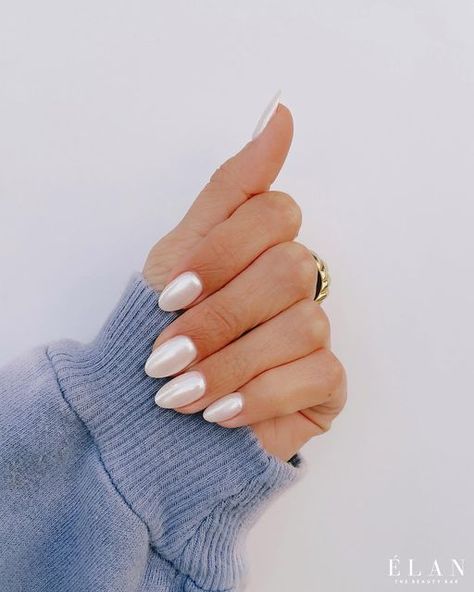 Opi Kyoto Pearl, Hen Do Nails, Glazed Nails, White Chrome Nails, Wedding Day Nails, Nailinspo Nailart, Engagement Hairstyles, Fancy Nails Designs, School Dropout