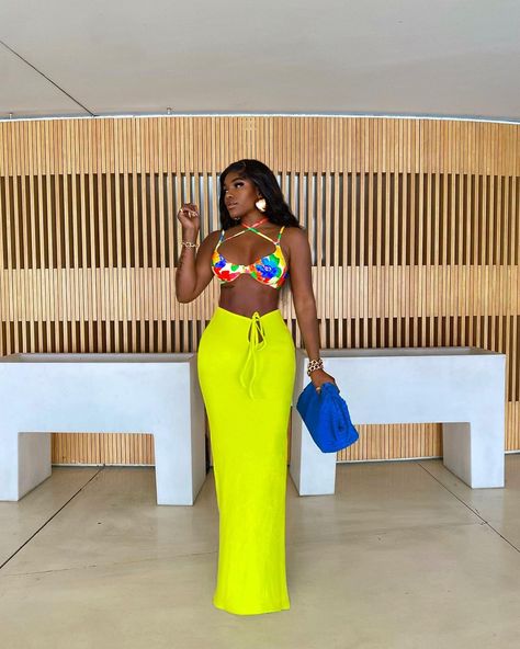 Baddie Boat Outfit, Birthday Boat Party Outfits, Boat Ride Outfit Black Women, Beach Brunch Outfit, Boat Ride Outfit, Jamaica Fits, Marii Pazz, Uk Outfits, Jamaica Outfits