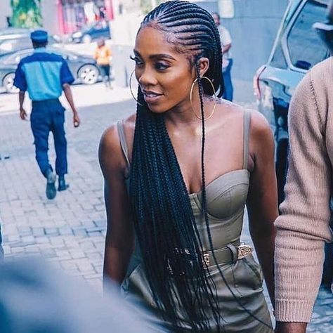 World Of Braiding’s Instagram profile post: “Tiwa savage rocking Fulani braids 😍💜. #naturalhairstyles #protectivestyles #fulanibraids #worldofbraiding #naturalhaircare #haircare…” Braids Tutorial, Braids Cornrows, Twisted Hair, Braided Hairstyles For Black Women Cornrows, African Hair Braiding Styles, Braided Cornrow Hairstyles, Cool Braids, Girls Hairstyles Braids, Girls Braids