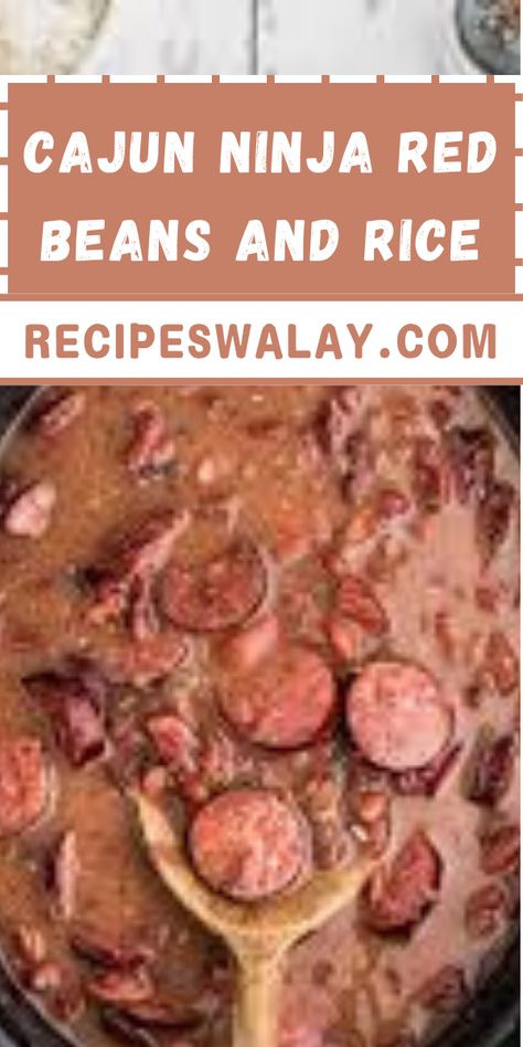 Dive into the heart of Louisiana with this classic Cajun Ninja Red Beans and Rice Recipe. This dish, a staple in Southern cuisine, offers a hearty ... Cajun Beans And Rice, Cajun Ninja Recipes, Creole Red Beans And Rice, Red Rice Recipe Southern, Red Beans And Rice, Red Beans And Rice Recipe, Cajun Red Beans And Rice, Red Beans And Rice Recipe Cajun, Slow Cooker Cajun Red Beans And Rice