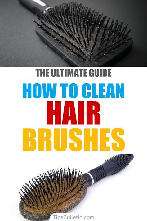 How to clean hair brushes - including detailed tips on cleaning a comb and a boar bristle brush. Using mostly home remedies like vinegar, dryer sheets, baking soda or hydrogen peroxide which are the best ways to clean your hair brushes from lice and hair. #hairbrush #cleaning #homeremedies Clean Baking Pans, Cleaning Painted Walls, Boar Bristle Brush, Glass Cooktop, Deep Cleaning Tips, Baking Soda Shampoo, Hair Brushes, Hydrogen Peroxide, Clean Hair