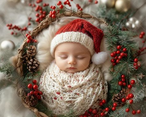 Add Face Newborn Digital Background, Christmas Digital Backdrop, Newborn Face Insert Basket Digital Overlay, Photo Prop Photography, Holiday - Etsy Christmas Newborn Photoshoot Ideas, Newborn Christmas Ideas, Newborn Christmas Photoshoot, Newborn Photography Christmas, Christmas Baby Photoshoot, Newborn Christmas Photography, Newborn Christmas Pictures, Boho Newborn, Christmas Digital Backdrop