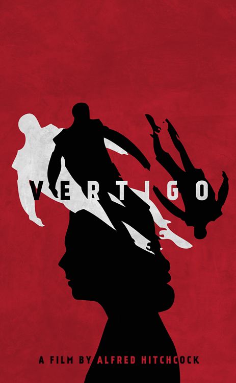 Vertigo 1958, Hitchcock Movies, Alfred Hitchcock Movies, Film Posters Art, Wave Illustration, Cinema Art, Minimal Movie Posters, Movie Posters Design, Minimal Poster