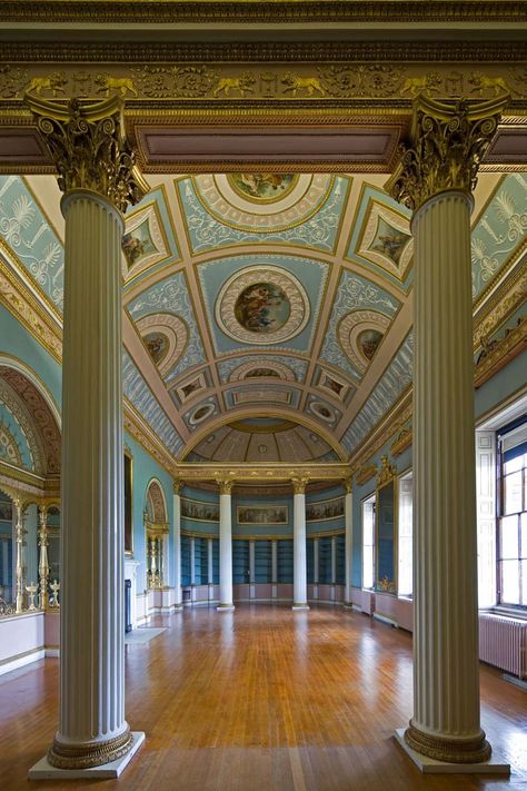 Kenwood House Interior | ... Architectural Photographer - Kenwood House - Adam Library interior 2 Regency Interiors, Palladian Architecture, Georgian London, Kenwood House, Robert Adam, Hampstead London, Georgian Interiors, The Three Graces, Beautiful Library