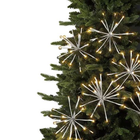 Christmas Lights | Michaels Outdoor Holiday Lights, Starburst Lights, Holiday Lights Outdoor, Starburst Light, Best Christmas Lights, Warm White Led Lights, Faux Tree, White Lights, White Led Lights