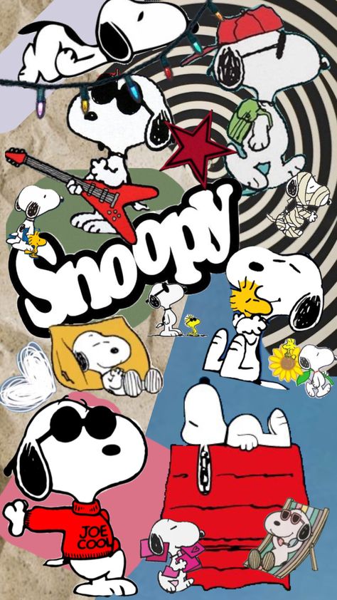 #snoopy #woodstock #snoopyandwoodstock #mood #joecool #90s Snoopy Drawing, Snoopy Wallpaper, Joe Cool, Snoopy Woodstock, Brown Wallpaper, Peanuts Gang, Snoopy And Woodstock, Cute Cartoon Wallpapers, Woodstock