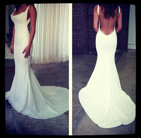 Wedding Gown Backless, May Wedding, Prom Dress Long, Katie May, Prom Dresses Long Mermaid, Prom Dresses 2017, White Prom Dress, Pretty Prom Dresses, Start The Day