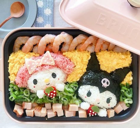 Rice Bento, Hello Kitty Food, Resep Starbuck, Japanese Food Bento, Bento Ideas, Amazing Food Decoration, Kawaii Cooking, Closer To God, Bento Recipes