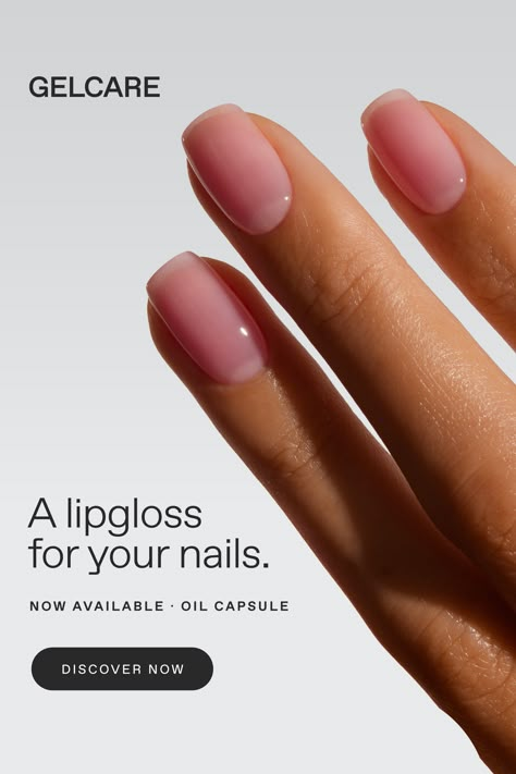 Lipgloss Nails 2023 Trend, Fall Nail Inspiration Acrylic, Genevieve Core, Lipgloss Nails, Short Nail Manicure, Chrome Nail Polish, Pedicure Colors, Pastel Nails Designs, Pink Manicure