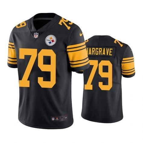 Pittsburgh Steelers Javon Hargrave Black Color Rush Limited 3D Jersey Check more at https://makedtee.com/product/pittsburgh-steelers-javon-hargrave-black-color-rush-limited-3d-jersey/ Jerome Bettis, Soccer Store, Mens Jersey, William Black, Logo Sewing, American Football Jersey, Color Rush, Nfl Jersey, Custom Jerseys