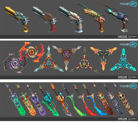 Wildstar Concept Art, Wild Star, Props Concept, Digital Sculpting, 8 Bits, Game Concept Art, Game Concept, No Facebook, Game Inspiration