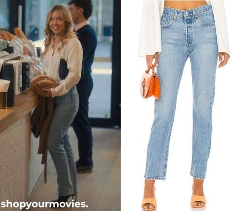 Anyone But You: Bea’s Denim Jeans – Shopyourmovies Bea Anyone But You Outfits, Anyone But You Outfits Bea, Anyone But You Outfits, Sydney Sweeney Anyone But You, Chloe Descendants, Levis 501 Original, Inspo Looks, Sydney Sweeney, Weekend Style