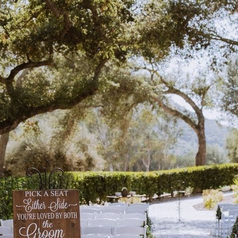 Mt. Woodson Castle on Instagram: "The enchanting oak trees create the perfect atmosphere for a beautiful and intimate wedding ceremony. With the sun shining through the branches and the little birds chirping above, your fairytale day is waiting for you at Mt.Woodson Castle 🍃✨" Birds Chirping, Pick A Seat, Intimate Wedding Ceremony, Sun Shining, Oak Trees, Little Birds, Oak Tree, Waiting For You, Intimate Wedding