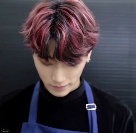 Men Hair Color, Ateez San, San Ateez, Men Hair, Choi San, Cortes De Cabello, Hair Dye, Hair Colour, Dyed Hair