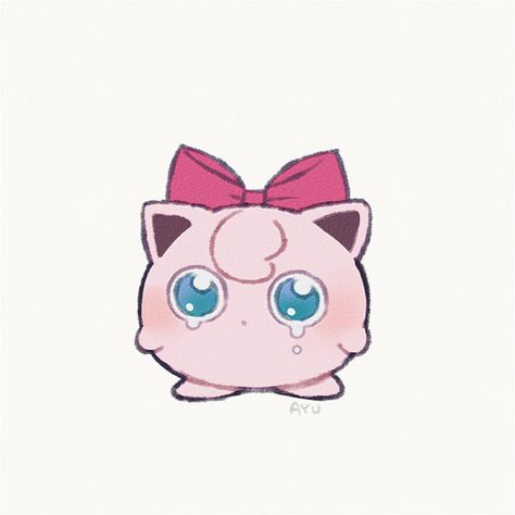 Cute Pokemon Stickers, Jiggly Puff Tattoo, Pink Pokemon Aesthetic, Jigglypuff Aesthetic, Jigglypuff Drawing, Jigglypuff Wallpaper, Cute Jigglypuff, Jigglypuff Tattoo, Jigglypuff Art