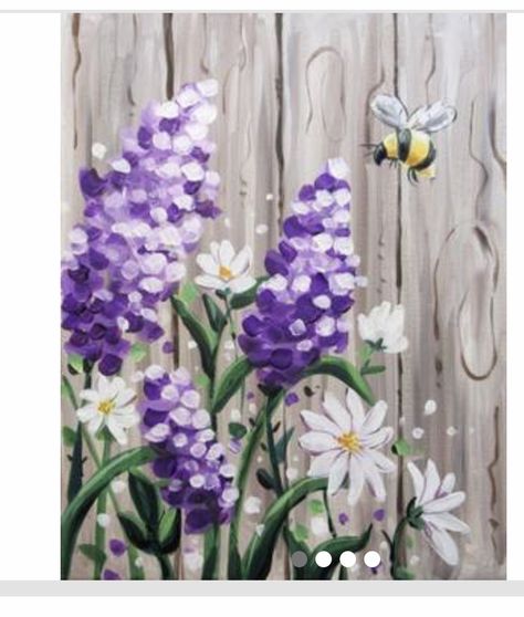 Garden Fence Art, Garden Mural, Acrylic Painting Flowers, Paint Nite, Fence Art, Spring Painting, Wooden Fence, Night Painting, Flower Art Painting