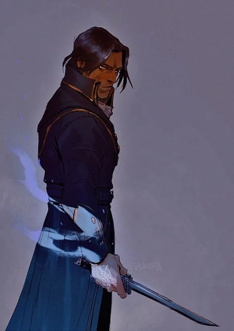 Dishonored Oc Art, Dishonored Corvo Art, Dishonored Fanart, Dishonored Character Art, Dishonored Concept Art, Dishonored Corvo, The Outsider Dishonored Art, Dishonored Art, Corvo Attano