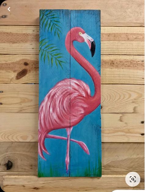 Flamingo Painting Acrylic, Tropical Bird Painting, Pink Flamingo Painting, Tropical Bird Art, Painted Flamingo, Painting Flamingo, Florida Birds, Birds Tropical, Octopus Painting