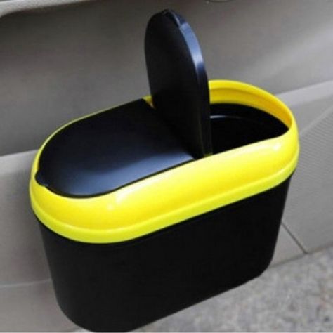 Cereal Keeper Trash Can - 20 Easy DIY Ideas and Tips for a Perfectly Organized Car Organized Car, Trash Storage, Easy Diy Ideas, Car Trash Can, Car Accessories Diy, Perfectly Organized, Trash Can For Car, Discount Illustration, Waste Bin