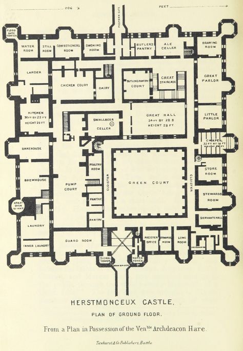 Castle Floor Plans, Medieval Castle Layout, Castle Layout, Bloxburg Rooms, Castle House Plans, Castle Floor Plan, Castle Plans, Library Plan, English Architecture