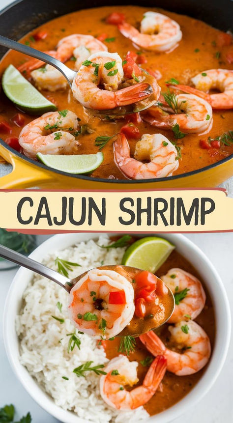 Spicy Cajun Shrimp Delight!  This bold and flavorful Cajun Shrimp recipe is packed with smoky, spicy goodness! Perfect as an appetizer, main dish, or tossed into pasta or rice for a quick and delicious meal. Shrimp Delight, Spicy Cajun Shrimp, Cajun Shrimp Recipe, Shrimp And Rice Recipes, Cajun Shrimp Recipes, Spicy Shrimp Recipes, Shrimp And Rice, Cajun Shrimp, Spicy Shrimp