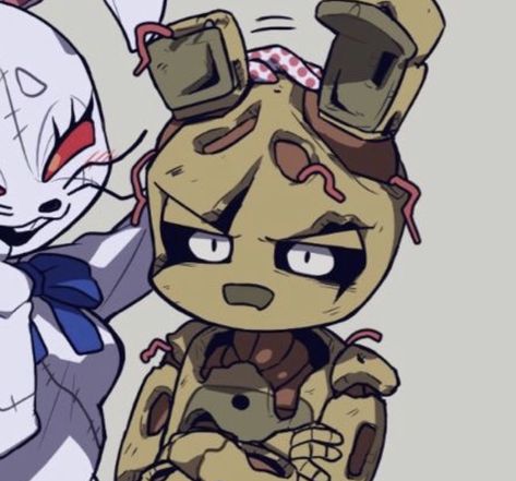 Springtrap Matching Icons, Springtrap Matching Pfp, Matching Fnaf Pfp, Fnaf Matching Pfp, Christmas Matching Pfps, Fnaf Pfp, Best Friend Match, Match Profile, Duos Icons