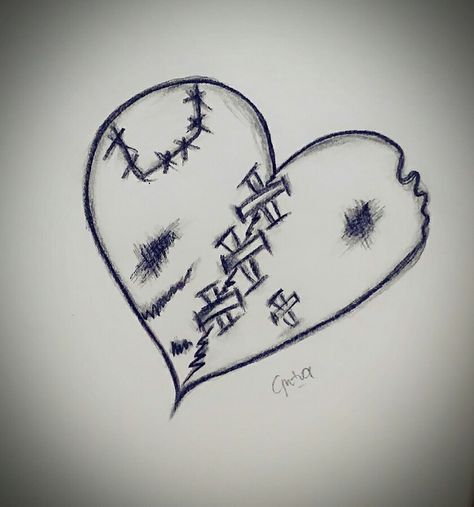 Faith Tattoos, Hearts And Bones, Red Heart Tattoos, Faith Tattoo, Heart Tattoos, Heart Tattoo Designs, Doo Doo, Heart Drawing, Heart Patches