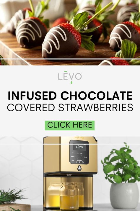 LEVO Infused Chocolate Covered Berries Recipe Levo Infuser Recipes, Levo 2 Recipes, Levo Oil Infuser Recipes, Levo Recipes, Infused Chocolate Covered Strawberries, Thc Recipes, Infuser Recipes, Oil Infuser, Infused Oil Recipes