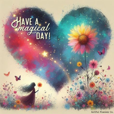 Friday Magic, Have A Magical Birthday, Beautiful Day Quotes, Tea Magic, Dog Poems, Have A Magical Day, Good Night Beautiful, Good Morning Thursday, Daily Greetings