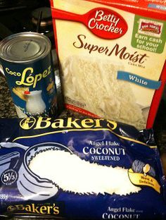 Easy Coconut Cake, Coconut Sheet Cakes, Cake Coconut, Coconut Cake Recipe, Coconut Desserts, Dessert Simple, Coconut Recipes, Pie Cake, Cake Mix Recipes