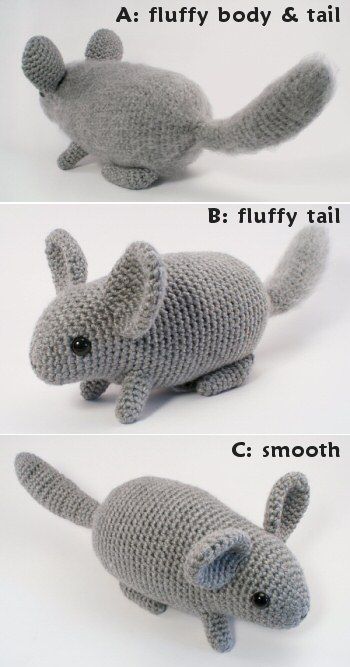 PlanetJune by June Gilbank » chinchilla crochet pattern Grey Amigurumi, Anime Crochet, Chinchilla Toys, Toys Design, Chinchillas, Crochet Instructions, Crochet Stitches Patterns, Easy Knitting, Worsted Weight Yarn